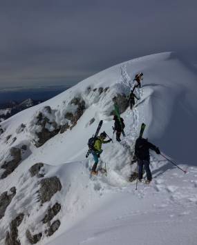 Giornate di scialpinismo per principianti, con la guida alpina Lorenzo Trento
