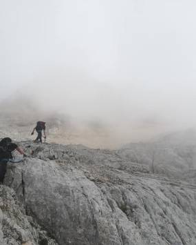 Vie ferrate sul Gran Sasso, escursione con la guida alpina Lorenzo Trento