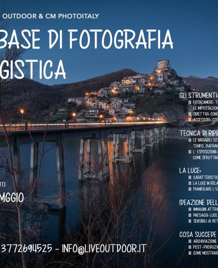 Corso base di fotografia paesaggistica