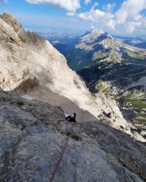 Corso di Vie Trad per arrampicatori esperti, con la guida alpina Lorenzo Trento