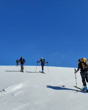 Giornate di scialpinismo per principianti, con la guida alpina Lorenzo Trento