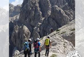 Il sentiero del centenario, Campo Imperatore con la guida alpina Lorenzo Trento