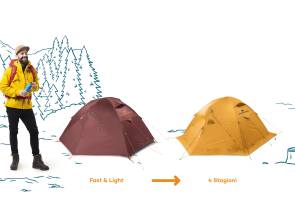 Tent Set Ferrino, la tenda personalizzabile