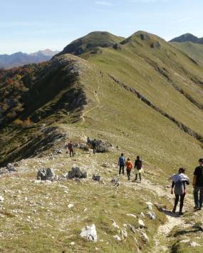 Creste e Boschi al Valico di Forca d'Acero, attività proposta da Sound Trek