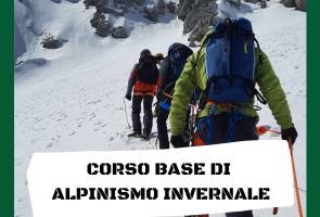 Corso base weekend di alpinismo invernale, con la guida Lorenzo Trento Corso base weekend di alpinismo invernale, con la guida Lorenzo Trento