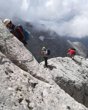 Vie Ferrate sul Gran Sasso, attività proposta dalla guida alpina Lorenzo Trento