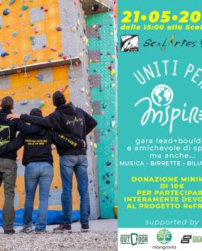 Scalartes, Asd Vertical Park, Asd Colle Salario uniti per Inspire!