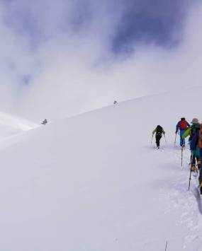 Corso base weekend di scialpinismo, con la guida Lorenzo Trento