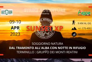 Dal tramonto all'alba con notte in rifugio, con Strike Adventure