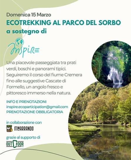EcoTrekking Parco del Sorbo a sostegno di Inspire
