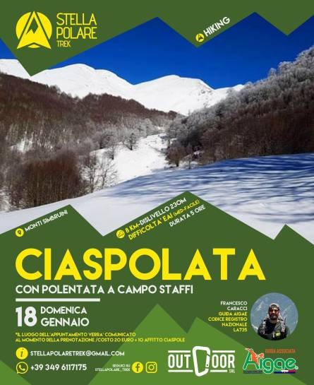 Ciaspolata con polentata a Campo Staffi