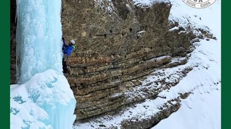 Corso di arrampicata su cascate di ghiaccio in Dolomiti, con la guida alpina Lorenzo Trento Corso di arrampicata su cascate di ghiaccio in Dolomiti, con la guida alpina Lorenzo Trento
