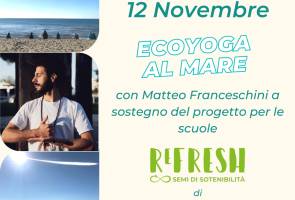 Arriva un nuovo EcoYoga a sostegno del progetto ReFRESH di Inspire! Arriva un nuovo EcoYoga a sostegno del progetto ReFRESH di Inspire!