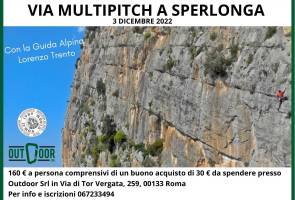 Via Multipitch a Sperlonga, con la guida alpina Lorenzo Trento