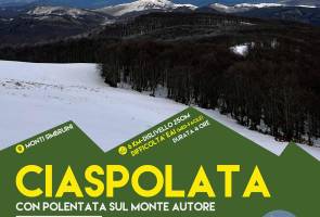 Ciaspolata con polentata sul Monte Autore