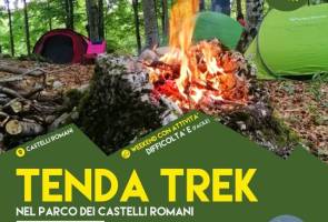 Tenda Trek nel parco dei Castelli Romani con Stella Polare Trek