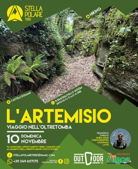 L'Artemisio, viaggio nell'oltretomba con Stella Polare Trek