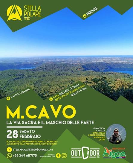 Monte Cavo, la Via Sacra e il Maschio delle Faete con Stella Polare Trek