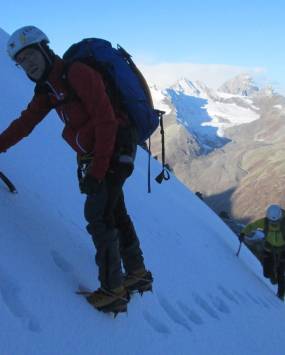Corso base di alpinismo invernale con la guida alpina Lorenzo Trento