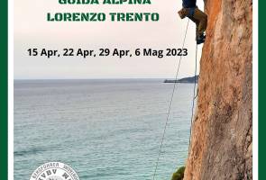 Corso base di arrampicata su roccia con la guida alpina Lorenzo Trento Corso base di arrampicata su roccia con la guida alpina Lorenzo Trento