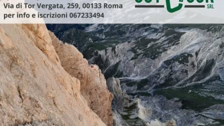 Via alpinistica sul fantastico calcare del Gran Sasso, con la guida Lorenzo Trento Via alpinistica sul fantastico calcare del Gran Sasso, con la guida Lorenzo Trento
