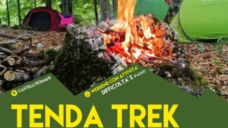 Tenda Trek nel parco dei Castelli Romani con Stella Polare Trek