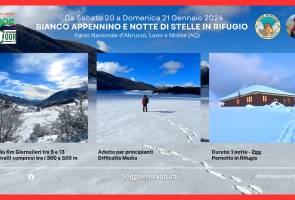 BIANCO APPENNINO E NOTTE DI STELLE IN RIFUGIO, CON STRIKE ADVENTURE