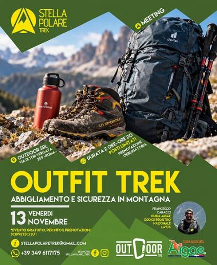 Outfit Trek con Stella Polare Trek e Outdoor SRL