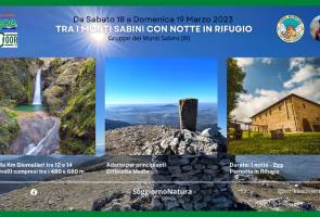 Monti Sabini e notte di stelle in rifugio, con Strike Adventure