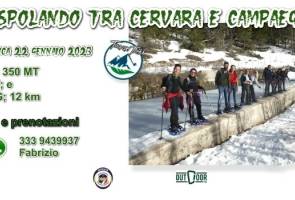 Ciaspolando tra Cervara e Campaegli, con TuaranTrekk