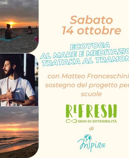 Tornano gli EcoYoga a sostegno del progetto ReFRESH di Inspire!