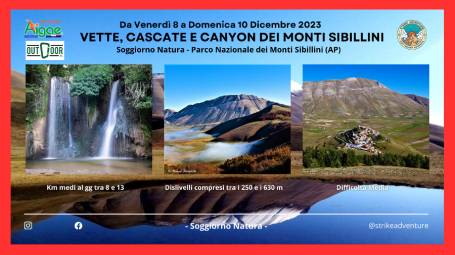 VETTE, CASCATE E CANYON DEL PARCO NAZIONALE DEI MONTI SIBILLINI, con Strike Adventure VETTE, CASCATE E CANYON DEL PARCO NAZIONALE DEI MONTI SIBILLINI, con Strike Adventure
