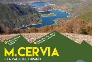 Monte Cervia e valle del Turano con Stella Polare Trek