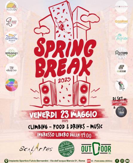 Spring Break 2025: Venerdì 23 maggio presso SCALARTES