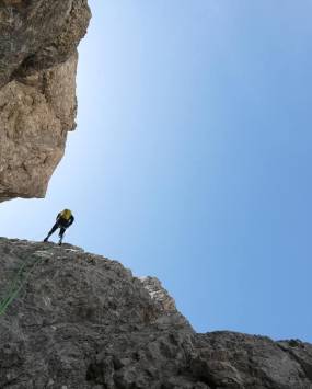 Traversata delle 4 vette, sul Corno Grande con la guida alpina Lorenzo Trento