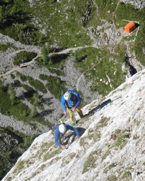 Stage di arrampicata su vie multipitch sportive con la guida alpina Lorenzo Trento