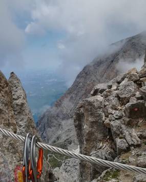 Vie Ferrate sul Gran Sasso, attività proposta dalla guida alpina Lorenzo Trento