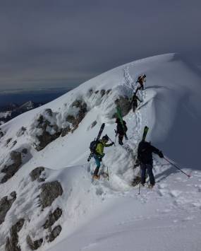 Corso avanzato di scialpinismo, con la guida alpina Lorenzo Trento