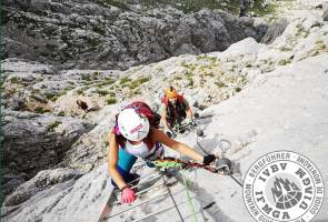Vie ferrate sul Gran Sasso, escursione con la guida alpina Lorenzo Trento