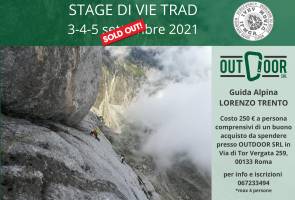 Stage di vie tradizionali, tre giorni con la guida alpina Lorenzo Trento